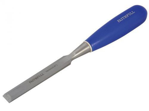 Faithfull - bevel edge chisel blue grip 16mm (5/8in) for sale