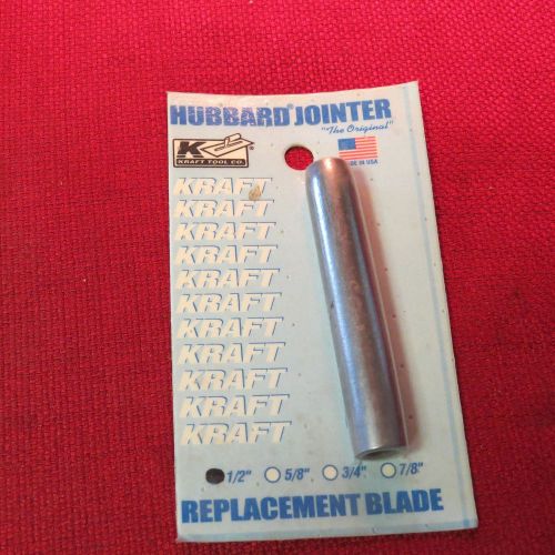 Hubbard Jointer Hardened Steel 1/2 Replacement Blade, Made in USA.