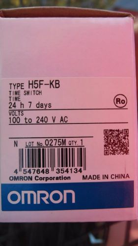 BRAND NEW OMRON H5F-KB 24 Hour 7 Days Daily Time Switch