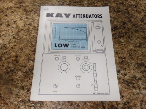 Kay Elemetrics Attenuators Published 1976 Issue A