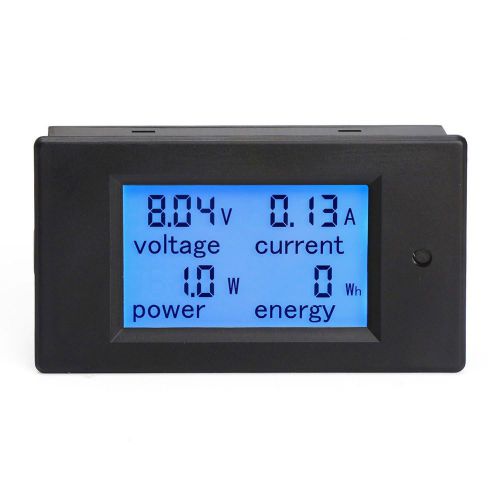 Drok digital multimeter dc 6.5-100v 20a voltage amperage power energy meter d... for sale
