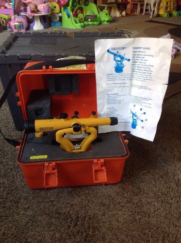 Geotop builders survey automatic level transit w/ carrying case for sale