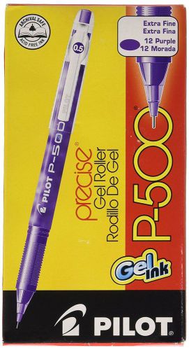 Pilot Precise P-500 Gel Ink Rolling Ball Pens, Extra Fine Point, Purple Ink, Pac