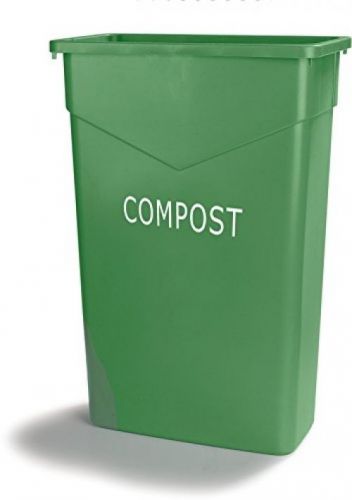 Carlisle 342023cmp09 trimline plastic compost container, 23 gallon capacity, x for sale