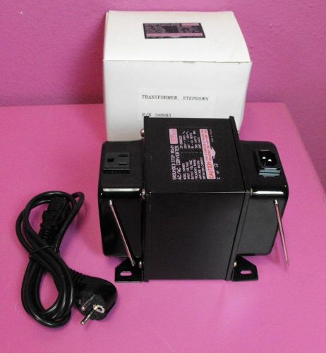 Step down transformer 240 volt to 120 volt 8 amps 1500 watts brand new for sale