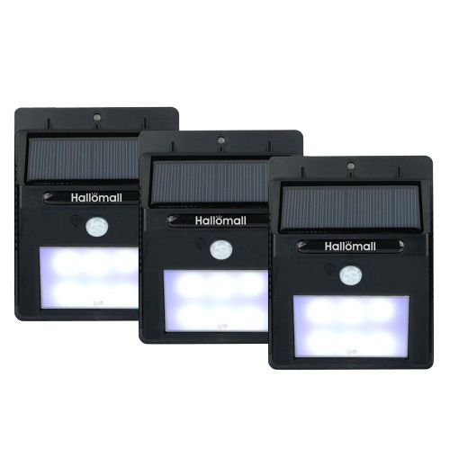 Bright Outdoor Solar Lights Motion Sensor Detector - No Battery Required - Weat