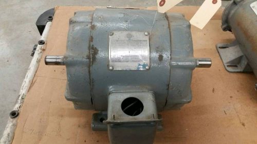Louis allis 2 hp 182 frame 1700 rpm 3 ph 220/440v electric motor used dual shaft for sale