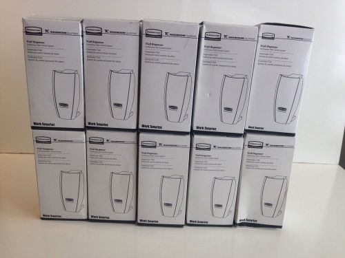 Lot Of 10 Rubbermaid TC TCell Dispenser White 1793547