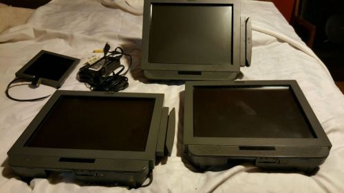 Bundled ibm anyplace kiosk 15 inch  touch screen pos 4838 510 for sale