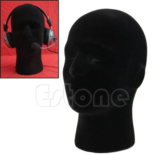 Male Styrofoam Foam Manikin Mannequin Head Glasses Cap Wigs Model Display Stand