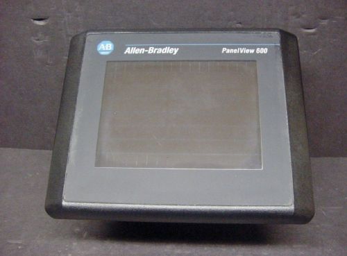Allen bradley 2711-t6c2l1 ser b frn 4.30 panelview 600 perfect touchscreen hmi for sale