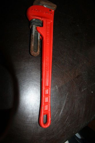 Craftsman pipe wrench 18 inch monkey wrench heavy duty 51653 made in u.s.a. for sale