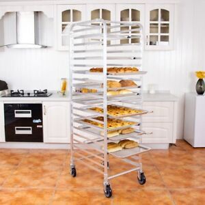 26&#034; X 20&#034; X 70&#034; 20 Sheet Aluminum Pan Rolling Bakery Rack For Kitchen Use