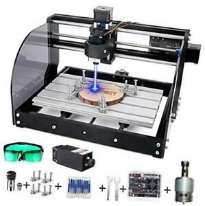 2 in 1 5500mW CNC 3018Pro-M Engraver Machine, GRBL Control 3 Axis Extra Large
