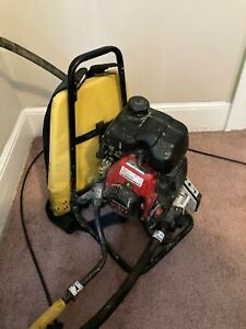 oztec backpack vibrator with rotary throttle concrete tool