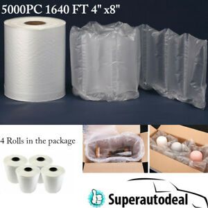 Universal 1640ft 4&#034;x8&#034; Air Pillow Cushion Film Roll for Bubble Wrap Packaging