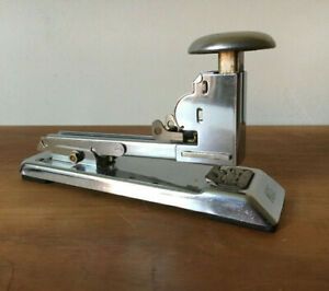 Vintage Ace Fastener Corp Pilot Chrome Stapler # 402 . Used .Made In Chicago EX+