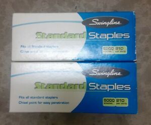 Swingline SF1 Standard Staples (5,000 per box) 2 pack