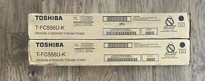 Genuine Toshiba Black Toner T-FC556U-K for eStudio 5506AC/6506AC/7506AC Lot of 2