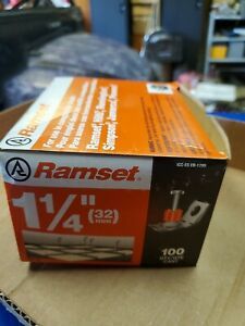 Ramset Drop Ceiling Clip Assemblies SDC125 1-1/4-Inch Pin w/ Angle Clip 100 pack
