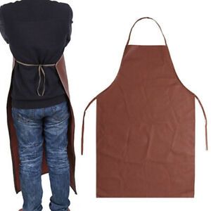 1pc Leather Welding Polyurethane Apron Welder Thermal Insulation Protection