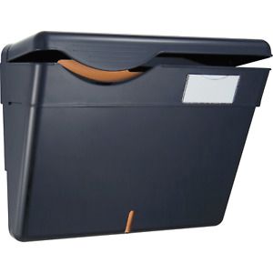 OIC, HIPAA Wall File with Cover, 1 Each, Black