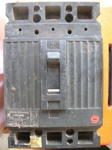 Ted134040 ge type ted 3 pole 40a 40 amp 480v circuit breaker functions perfectly for sale
