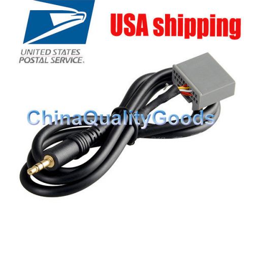 USA ship Aux Adapter Cable Input Audio Cable For Honda Accord Civic Honda CRV