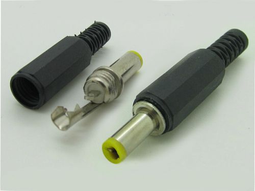 250PCS 14mm x 5.5mm X 2.1mm DC Male plug for CCTV DC Charger Power Plug Netbooks