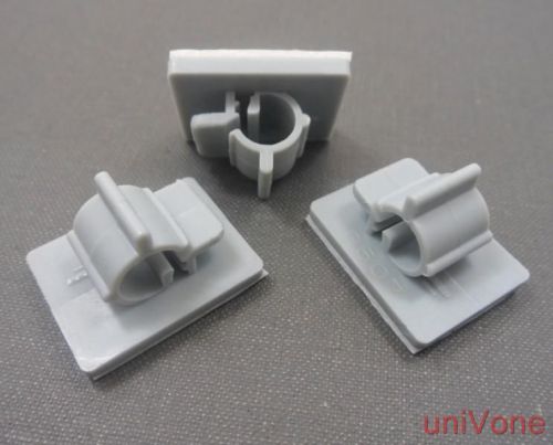 Self adhesive cable clamp 7-8mm dia two stage lock ucc.50pcs for sale