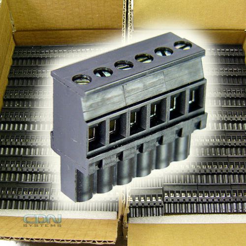 300pcs. terminal block pluggable plug 6 position 5mm for sale