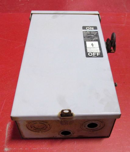 Siemens 30 amp safety switch fr351 600 vac  3r for sale