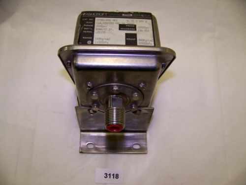 (3118) Ashcroft Pressure Switch GPSN4JB06  2000 psi