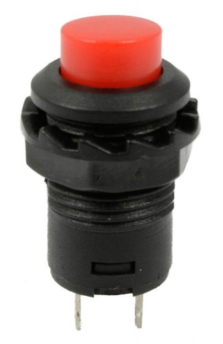 Car Truck Boat Locking Lock Dash OFF-ON Push Button Switch Black &amp; RED Button