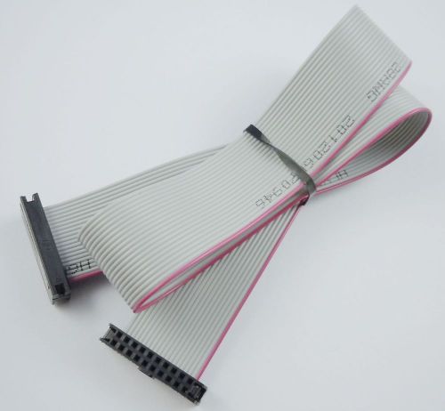 2 pcs 2mm pitch 2x10 pin 20 pin 20 wire idc flat ribbon cable length 40cm for sale