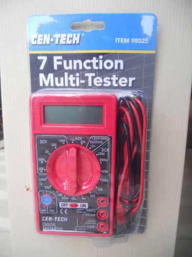 CEN-TEC 7 Function Multi-Tester -- New in Package