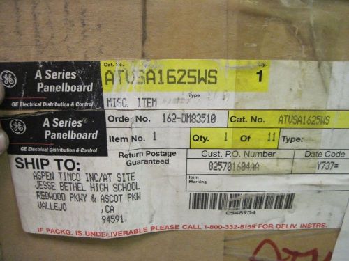 Gneral electric atvsa1625ws electronic surge supressor panelboard ge***new** for sale
