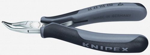 Knipex 35-42-115-ESD Precision Electronics 45 Degree Pliers (half-round jaws)