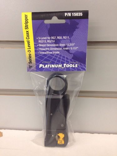 Platinum Tools &#039;E&#039; Series-3 Level Coax Stripper