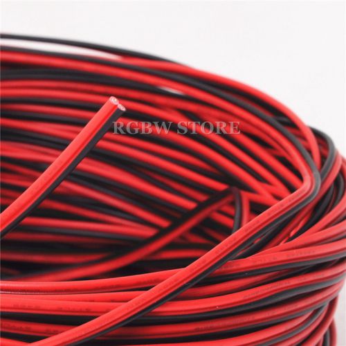 100m Express 2pin wire 20AWG Red Black cable 0.5mm copper wire Electronic cable