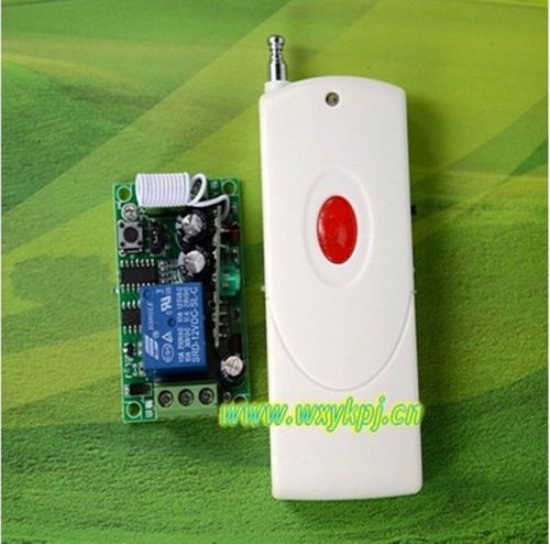 Dc 12v 10a relay 1ch wireless rf remote control switch rf remote controller for sale