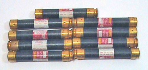 9 each Fusetron Time Delay Dual Element Current Limiting FRS-R-1 1/4  Fuse NOS