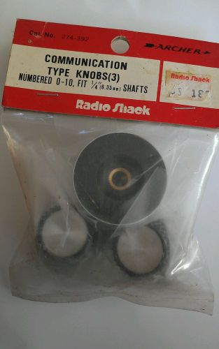 COMMUNICATION TYPE KNOB NUMBERED 0-10, FIT 1/4(6.35mm) SHAFTS