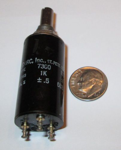 Irc #7300 1k ohm 10-turn 2w wire wound potentiometer refurbished for sale