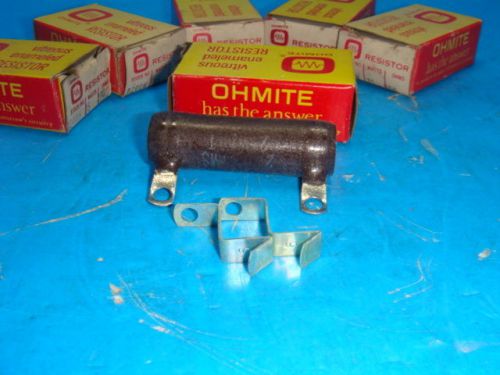 NEW LOT OF 6, OHMITE RESISTOR 0200H, 25 WATTS, 200 OHMS, NEW IN BOX