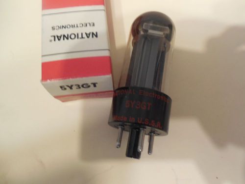 National Electronics Electron Vacuum Tube 5Y3GT 4 PIN New in Box
