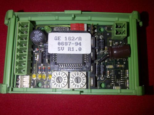 PHOENIX CONTACT CONTROLLER GE162/A, FOR MINEATURE MOTOR (USED)