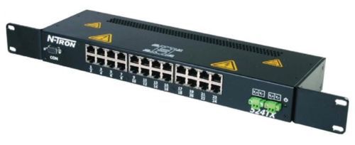 N-tron 524tx-a industrial ethernet switch. 24 port. rack mount. hub. brand new for sale