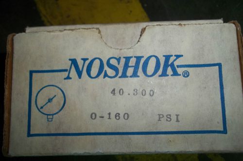 25.100.160PSI NoShok 0-160 psi Pressure Gauge NEW