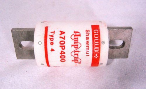 1 each gould ferraz shawmut a70p400-4  fuse one-time current limiting 400a 700v for sale
